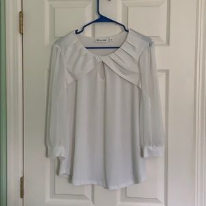 White Longsleeve Blouse